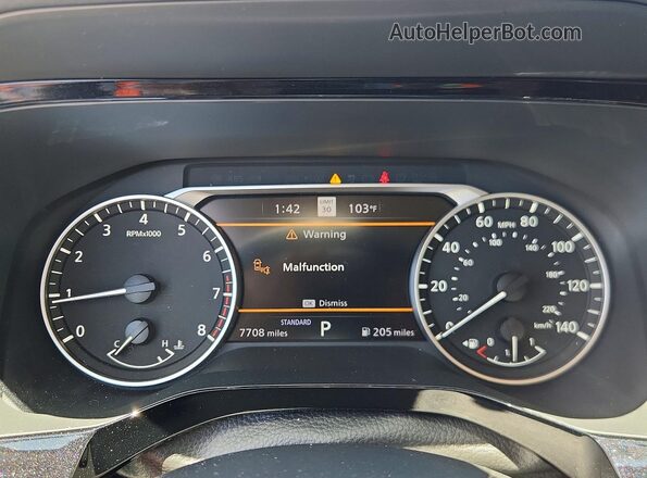 5N1DR3CA7SC314299 2025 NISSAN PATHFINDER White Vista del cuadro de instrumentos