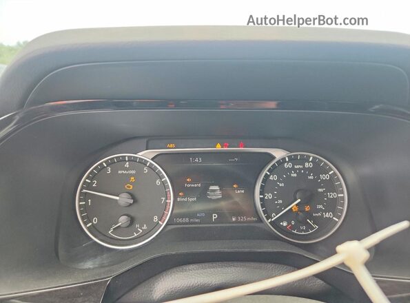 5N1DR3CC1PC221190 2023 NISSAN PATHFINDER White Вид щитка приладів