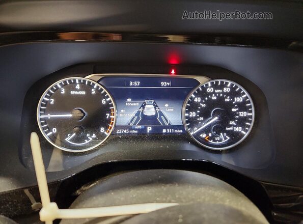 5N1DR3CC1RC215487 2024 NISSAN PATHFINDER White Widok zestawu wskaźników