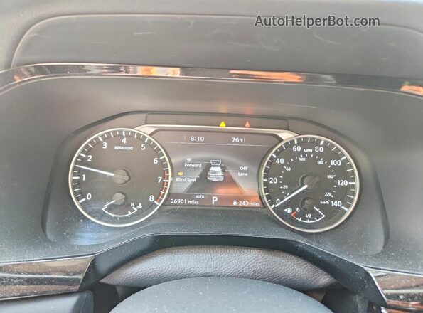 5N1DR3CC4RC243476 2024 NISSAN PATHFINDER Silver Vista del cuadro de instrumentos