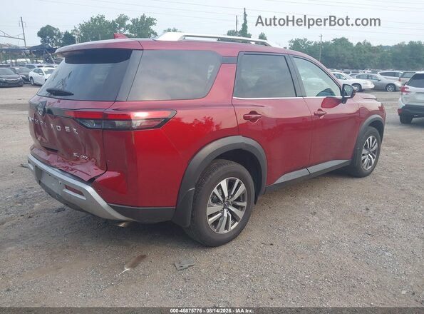 5N1DR3CC8NC271453 2022 NISSAN PATHFINDER Красный Задняя правая четверть