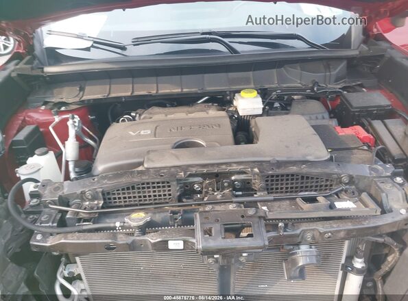 5N1DR3CC8NC271453 2022 NISSAN PATHFINDER Красный Вид сзади