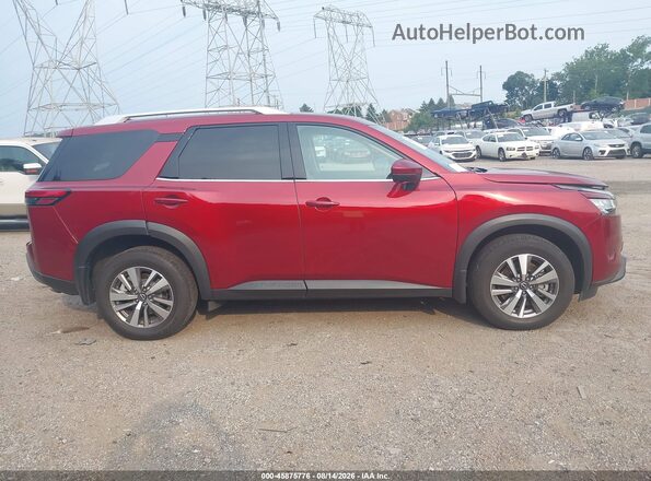 5N1DR3CC8NC271453 2022 NISSAN PATHFINDER Красный Панорамный вид салона 360°