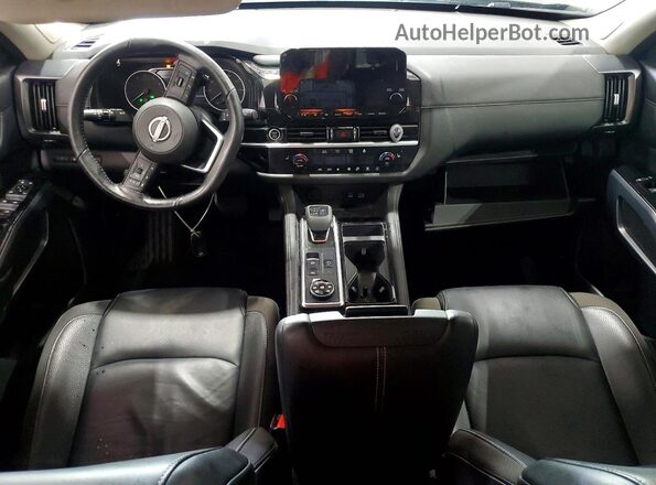 5N1DR3CD1RC308938 2024 NISSAN PATHFINDER Black წინა პანელის ხედი