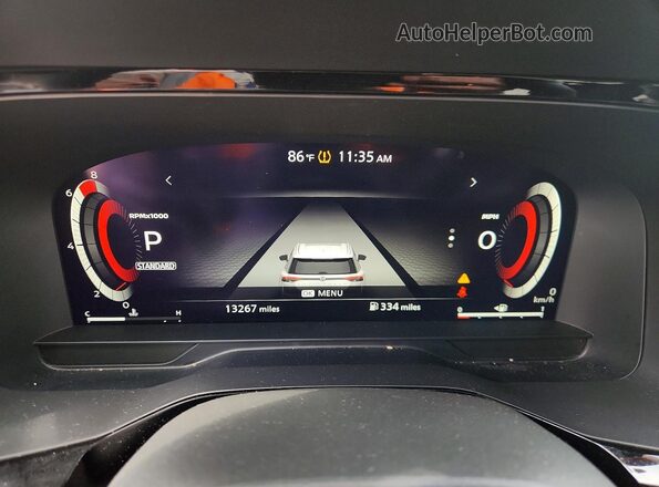 5N1DR3CS7TC232289 2026 NISSAN PATHFINDER Gray Вид щитка приладів