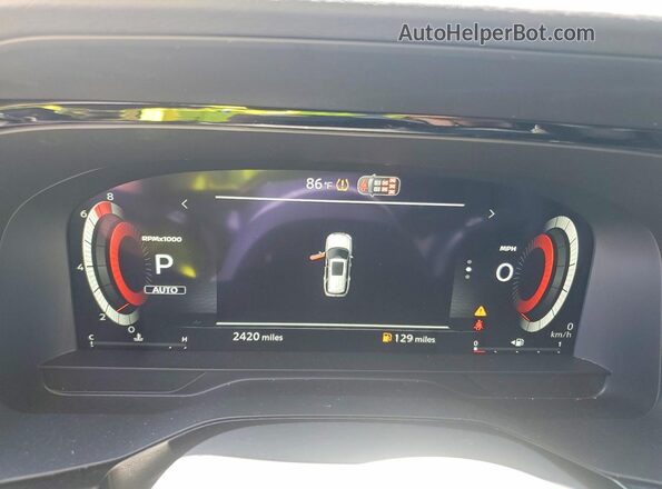 5N1DR3CT5TC201518 2026 NISSAN PATHFINDER Серый Вид щитка приборов