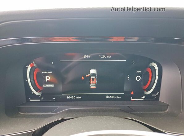 5N1DR3DH2SC269509 2025 NISSAN PATHFINDER Gray Vista del cuadro de instrumentos
