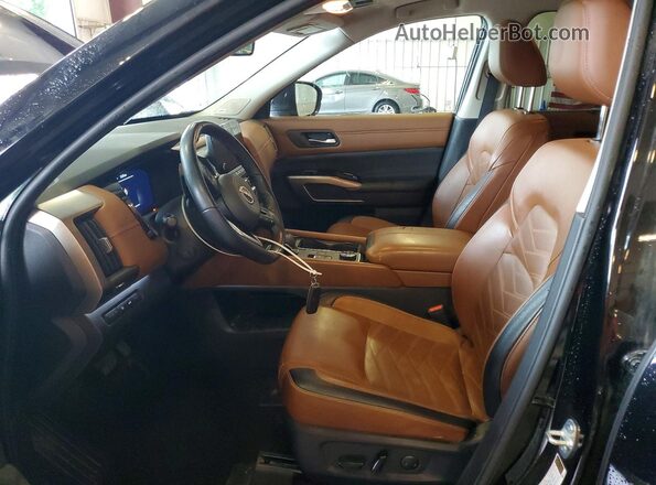5N1DR3DJ9RC206503 2024 NISSAN PATHFINDER Black Front interior view