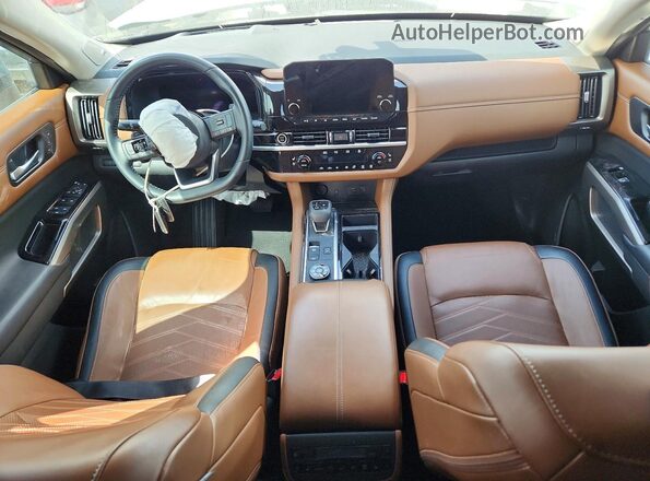 5N1DR3DK2PC254205 2023 NISSAN PATHFINDER Серый Вид салона спереди