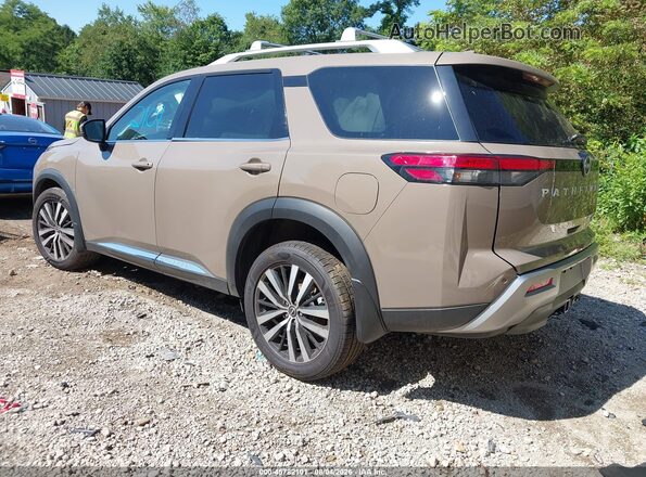 5N1DR3DK5RC249454 2024 NISSAN PATHFINDER Коричневый Задняя левая четверть