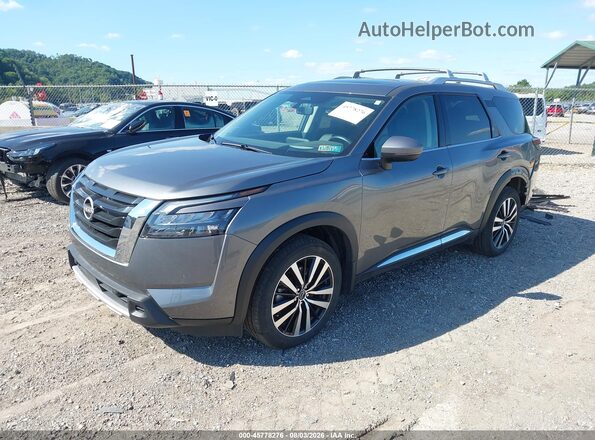 5N1DR3DK9SC247227 2025 NISSAN PATHFINDER Gray Առջևի ձախ երեք քառորդ տեսարան