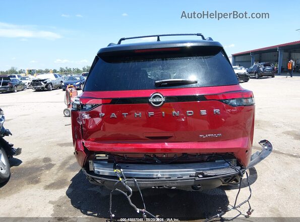 5N1DR3DV1TC218736 2026 NISSAN PATHFINDER Красный Вид спереди