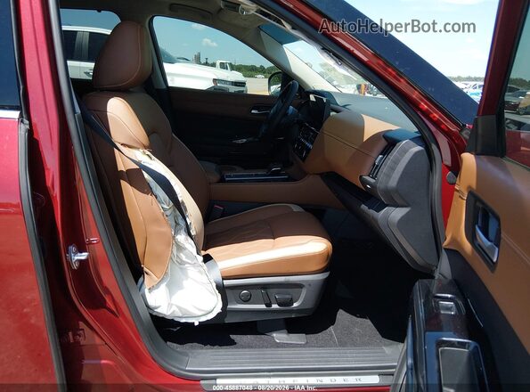 5N1DR3DV1TC218736 2026 NISSAN PATHFINDER Красный Вид салона спереди