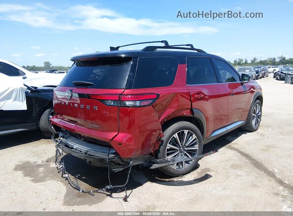 5N1DR3DV1TC218736 2026 NISSAN PATHFINDER Красный Задняя правая четверть