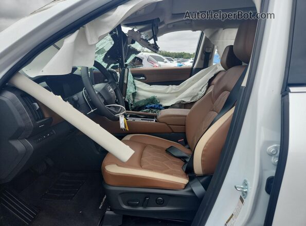 5N1DR3DV9TC200856 2026 NISSAN PATHFINDER White Vista interior delantera
