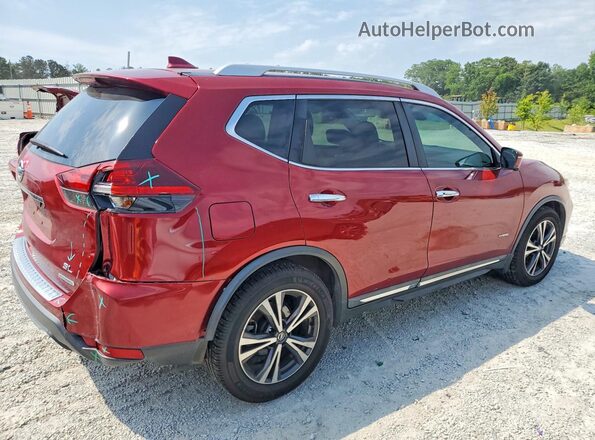 5N1ET2MT6JC800794 2018 NISSAN ROGUE Красный Задняя правая четверть