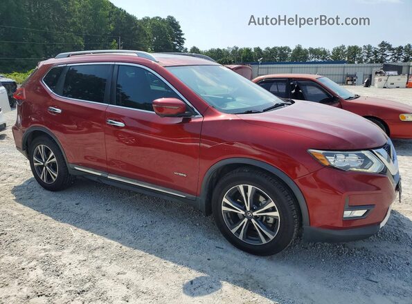 5N1ET2MT6JC800794 2018 NISSAN ROGUE Красный Передняя правая четверть