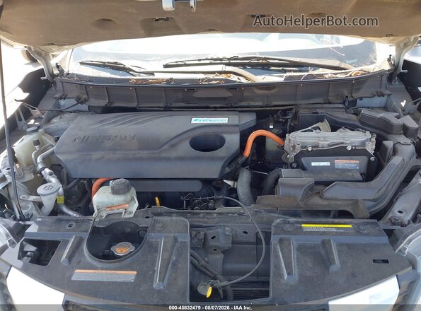 5N1ET2MT7HC830672 2017 NISSAN ROGUE HYBRID Silver Vista trasera