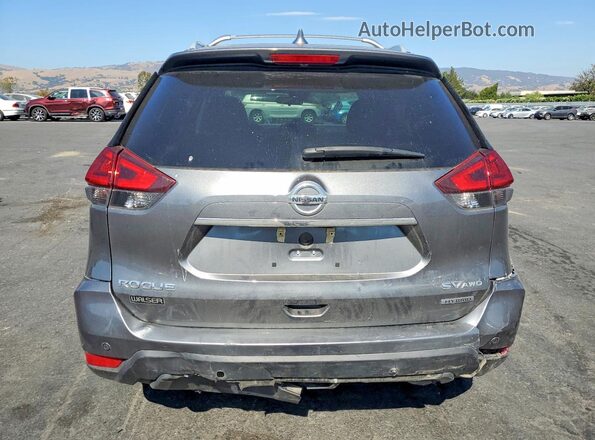 5N1ET2MV1KC745741 2019 NISSAN ROGUE Charcoal Rear view