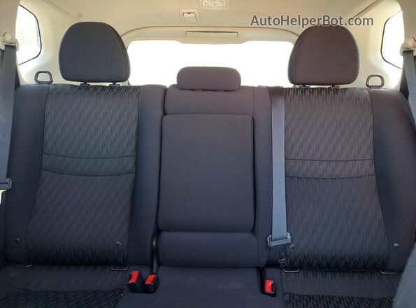5N1ET2MV1KC745741 2019 NISSAN ROGUE Charcoal Rear seats view