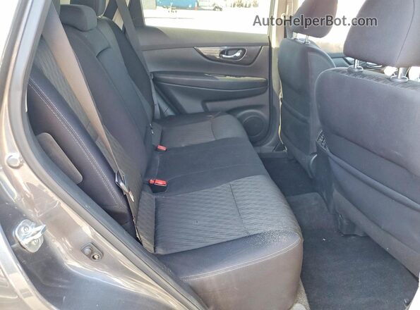 5N1ET2MV1KC745741 2019 NISSAN ROGUE Charcoal Rear interior view
