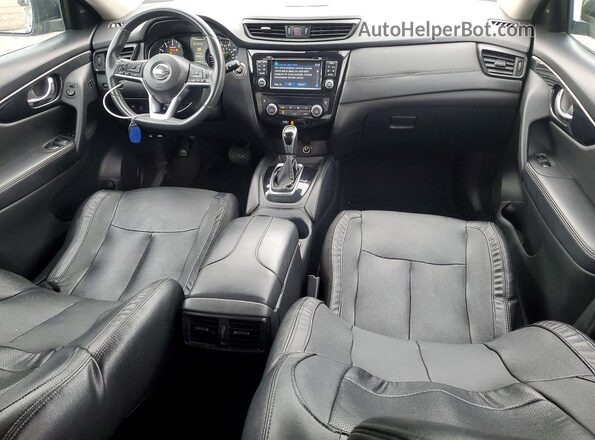 5N1ET2MV2HC769488 2017 NISSAN ROGUE Синий Вид панели приборов
