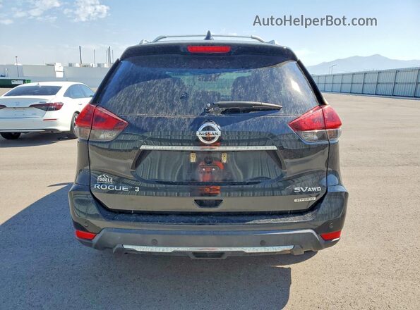 5N1ET2MV3KC719710 2019 NISSAN ROGUE Black უკანა ხედი