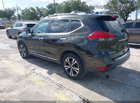 5N1ET2MV5HC801365 2017 NISSAN ROGUE HYBRID Green Tył lewy