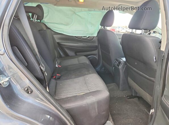 5N1ET2MVXKC744345 2019 NISSAN ROGUE Gray Вид задніх сидінь