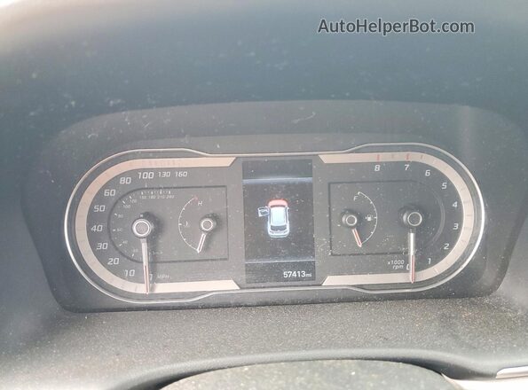 5NMJA3AE0NH018115 2022 HYUNDAI TUCSON Белый Вид щитка приборов