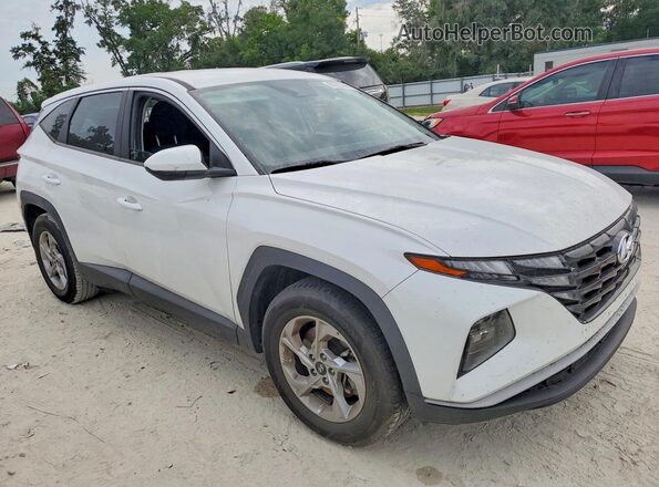 5NMJA3AE0NH018115 2022 HYUNDAI TUCSON Белый Передняя правая четверть