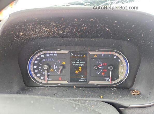 5NMJA3AE0NH094966 2022 HYUNDAI TUCSON White Vista del cuadro de instrumentos