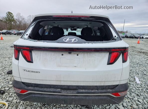 5NMJA3AE0NH094966 2022 HYUNDAI TUCSON White Vista trasera