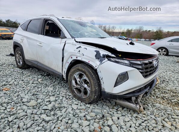 5NMJA3AE0NH094966 2022 HYUNDAI TUCSON White Delantero derecho