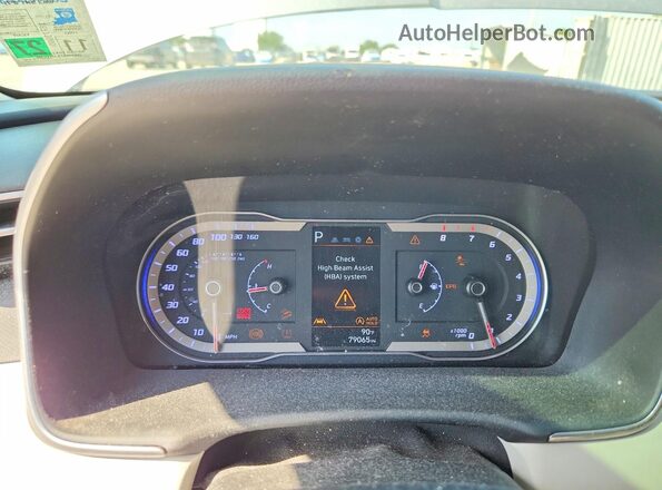 5NMJA3AE2NH025776 2022 HYUNDAI TUCSON Silver Instrument cluster view