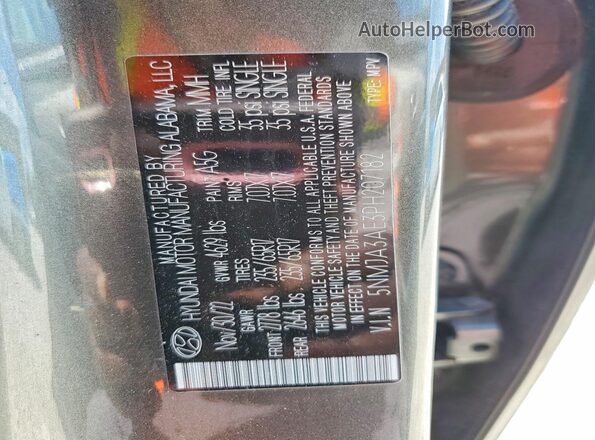 5NMJA3AE3PH207182 2023 HYUNDAI TUCSON Gray Engine compartment view