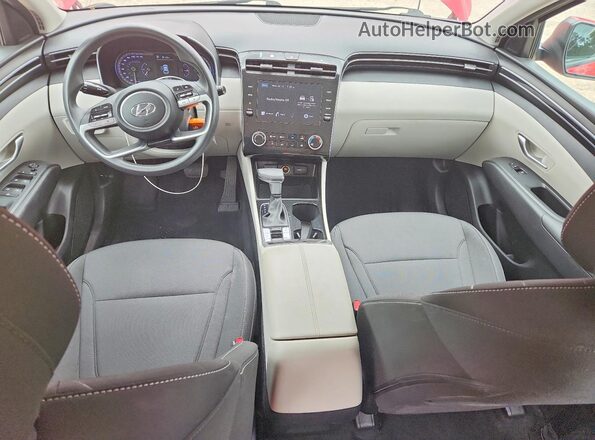 5NMJA3AE4PH261297 2023 HYUNDAI TUCSON Red წინა პანელის ხედი