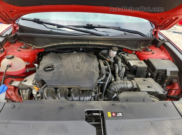 5NMJA3AE4PH261297 2023 HYUNDAI TUCSON Red ძრავის განყოფილების ხედი