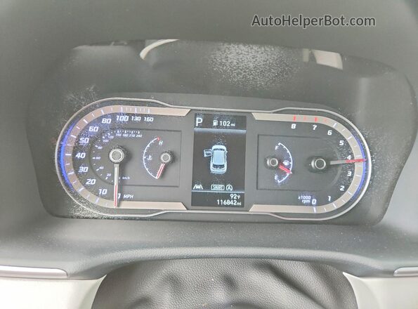 5NMJA3AE7PH187941 2023 HYUNDAI TUCSON Gray Instrument cluster view