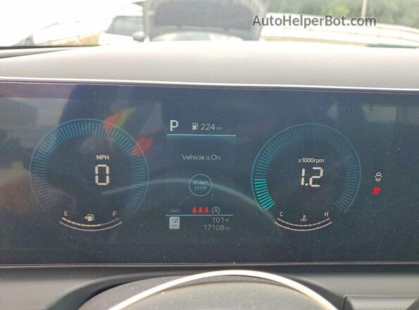 5NMJA3DEXSH520556 2025 HYUNDAI TUCSON Белый Вид щитка приборов