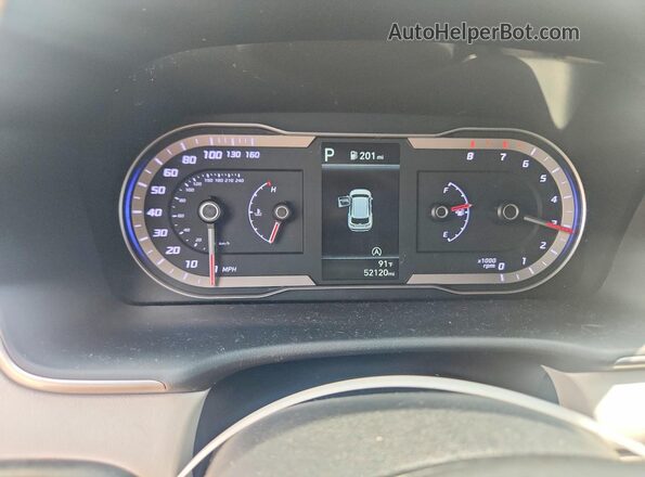 5NMJACAE3PH268208 2023 HYUNDAI TUCSON Серый Вид щитка приборов