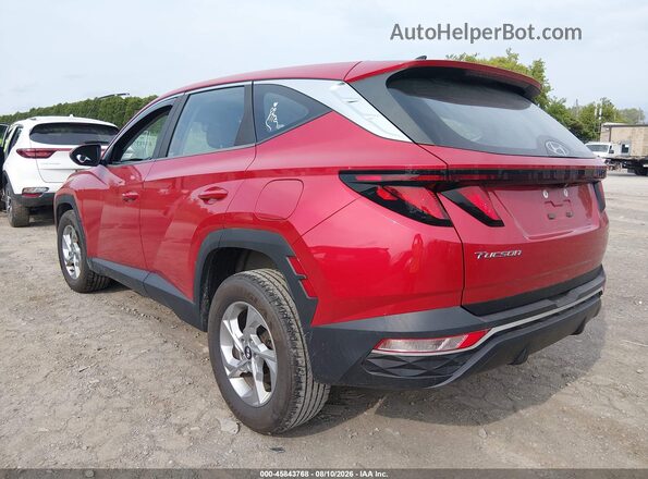 5NMJACAE7NH015454 2022 HYUNDAI TUCSON Red უკანა მარცხენა
