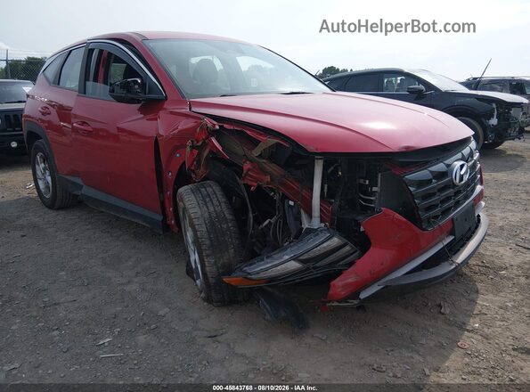 5NMJACAE7NH015454 2022 HYUNDAI TUCSON Red წინა ხედი