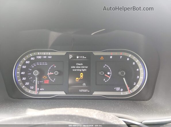 5NMJACAE7NH057204 2022 HYUNDAI TUCSON Gray Հետևի նստատեղերի տեսք