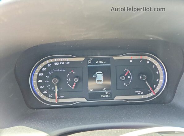 5NMJACAEXPH209561 2023 HYUNDAI TUCSON Угольный Вид щитка приборов
