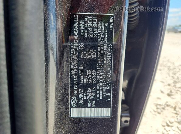 5NMJACAEXPH209561 2023 HYUNDAI TUCSON Угольный Вид подкапотного пространства