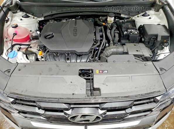 5NMJACDE2SH529042 2025 HYUNDAI TUCSON White Widok naklejki z numerem VIN