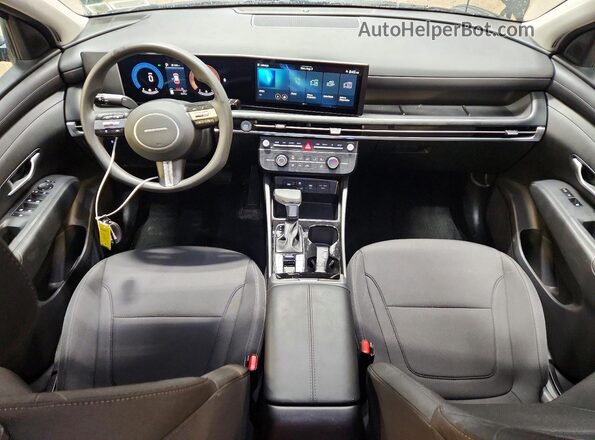 5NMJACDEXSH606224 2025 HYUNDAI TUCSON Black Առջևի վահանակի տեսք