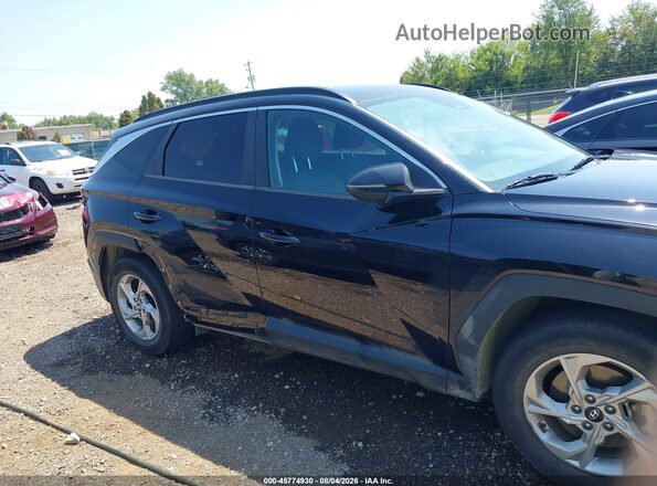 5NMJB3AE0NH018130 2022 HYUNDAI TUCSON Black უკანა სალონის ხედი