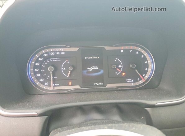 5NMJB3AE0PH228553 2023 HYUNDAI TUCSON White Vista del cuadro de instrumentos